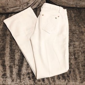 Joe’s white bell bottom flare jeans